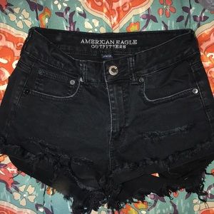 Black shorts from American Eagle